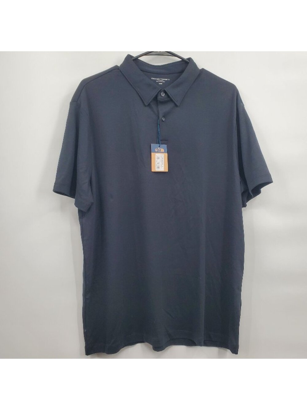 Charles Tyrwhitt Short Sleeve Jersey Polo Shirt Top Men Size Large NWT